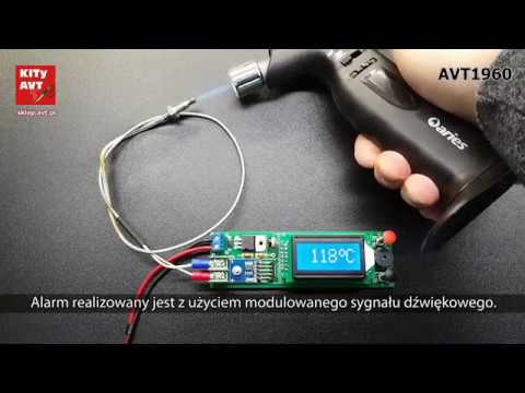 AVT1960 - Termometr z termoparą i alarmem
