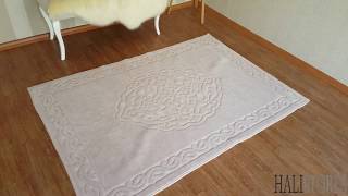 Ottoman %100 Pamuk Yıkanabilir Pudra Halı