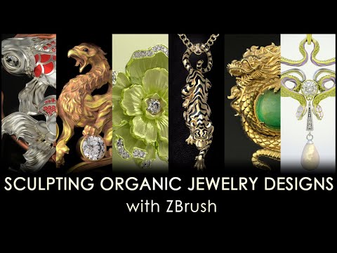 Sculpting Organic Jewelry Designs with ZBrush – Nacho Riesco Gostanza – ZBrush 2025