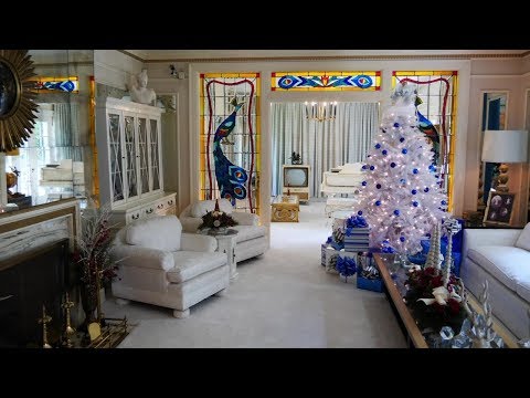 Tour of Graceland Mansion - Home of Elvis Presley in Memphis, Tennessee