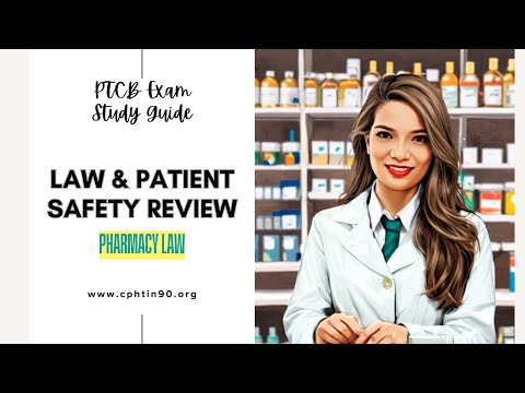 Pharmacy Law & Patient Safety Review || LOTS OF TIPS for the PTCB Exam (PTCE) & NHA (ExCPT)