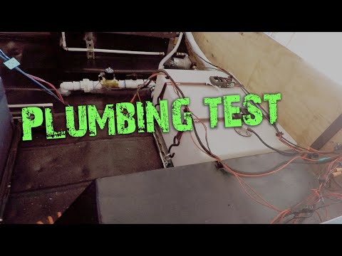 M101 Trailer Build E15 - Plumbing Test