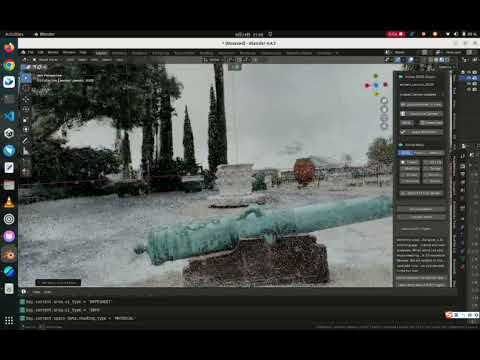 3DGS with KIRI Blender addon