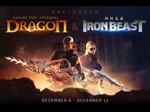 VIP Pre-Order Gatling Gun-Infernal Dragon & AK12-Iron Beast