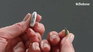 Beltone Envision - How to change microphone filters for microRIE hearing aids