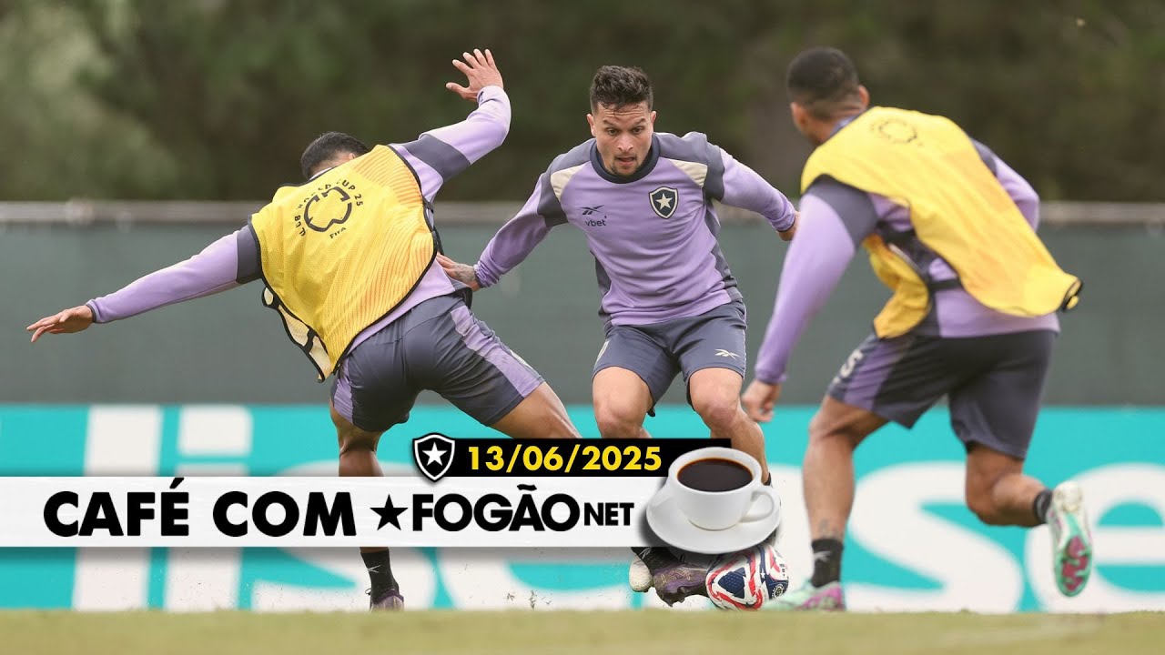 LIVE CAFÉ COM FOGÃONET | Botafogo se prepara para estreia no Mundial; clube lucra com Hugo e Janderson