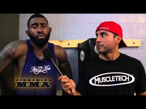 Donald Roberson Talks Ear Bite During MMA Fight!