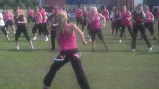 sally ann ZUMBA Long eaton Carnival 2013