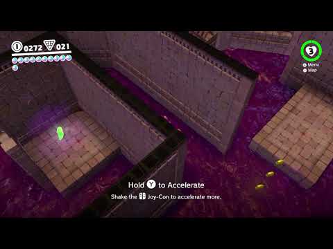 Super Mario Odyssey - Sand Kingdom Moon #57: The Bullet Bill Maze: Side Path