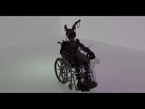 [Blender] Burntrap in a wheelchair