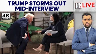 Why Did Trump Walk Out of His NBC Interview? Heated Clash Explained | Firstpost Live | 4K