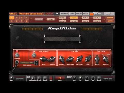 Where the Streets Have No Name (Sound test w/ Amplitube) [Settings included]