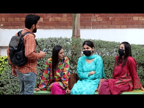 Using PICK-UP LINES on girls in university | UoL | Haris Awan