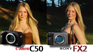 Canon EOS C50 VS Sony FX2 | Camera Test 