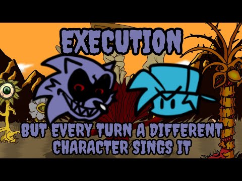 (FNF BETADCSI) Execution, but every turn a different character sings it