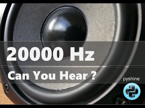 Test your audible frequency range in Python | FFT plot in Python