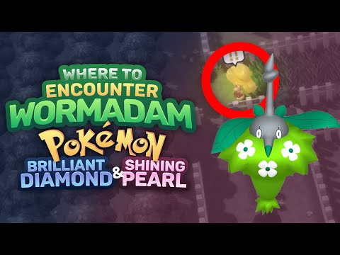 Where to Encounter Wormadam | Pokemon Brilliant Diamond & Shining Pearl | Sinnoh Dex Completion