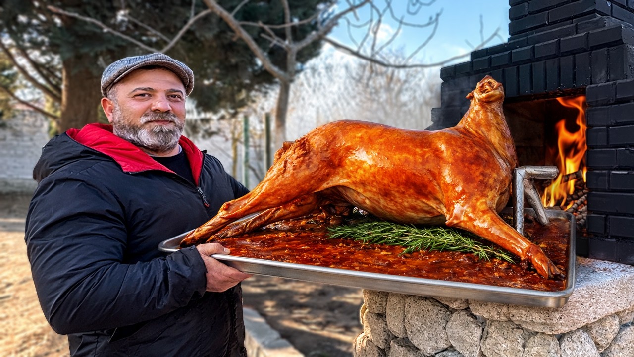 Building An Oven And Roasting A Whole Lamb Inside!