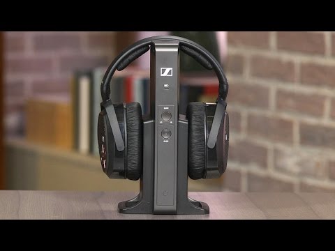 Ausinės Sennheiser RS 175 juoda video