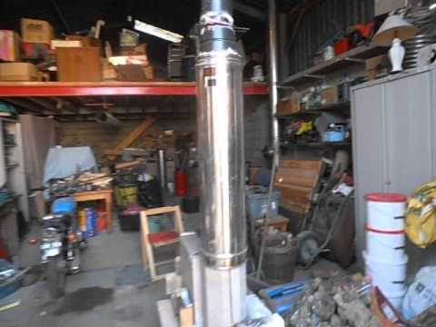 Batch box rocket stove