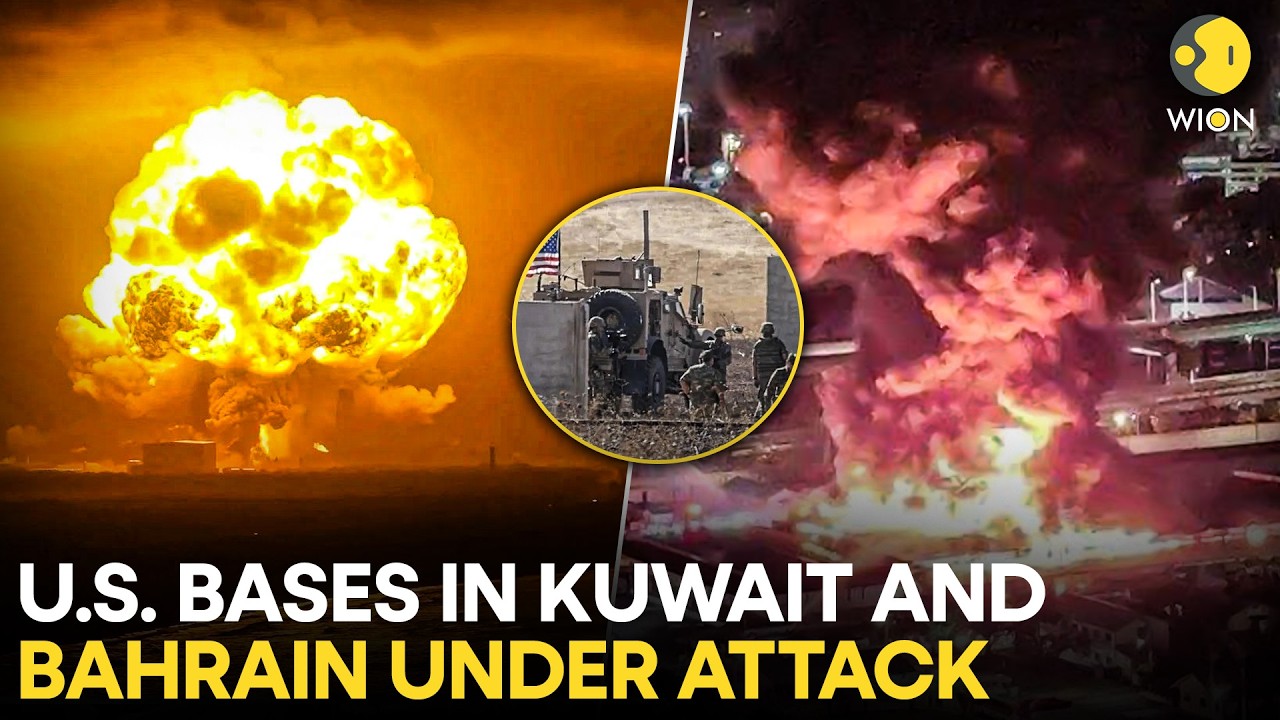 US-Iran War LIVE: Tehran Launches BRUTAL Attack ON US Bases, Explosions Rock Bahrain & Kuwait | WION