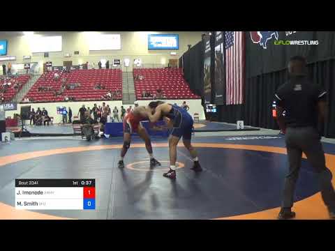2018 Marine Corps US Open/Senior Men's Freestyle 92 Con 8 #2 - Jeremiah Imonode (Army) Vs. Morgan
