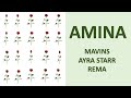AMINA - Mavins, Ayra Starr & Rema (Pidgin English & French lyrics)