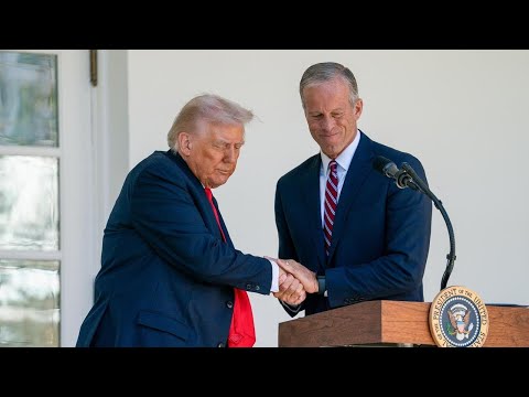 GOP senators meet with Trump on Day 21 of government shutdown