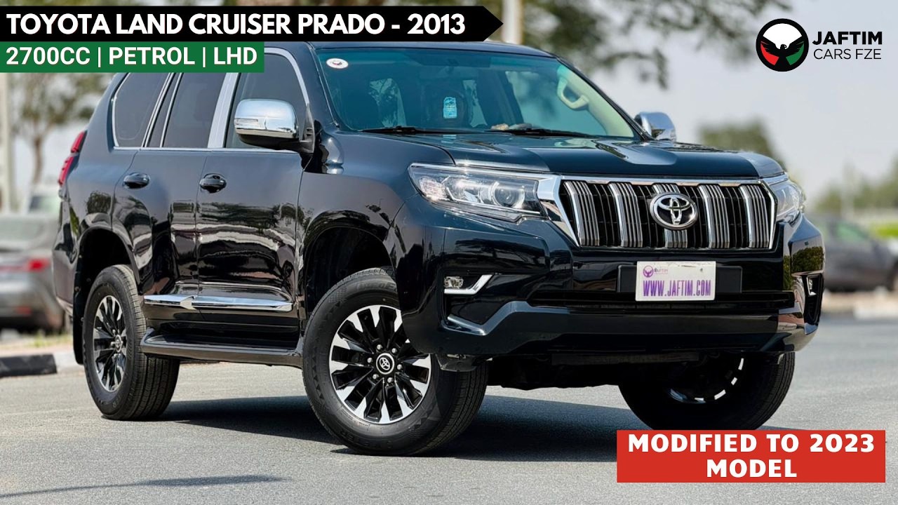 Toyota Prado 2013 | 2.7L PETROL | AT | LHD | MODIFIED TO 2023 MODEL | REAR HEADREST LCD SCREEN video