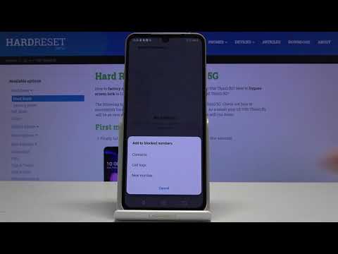How to Set Up Call Blocking on LG V60 ThinQ  - Block Number Tutorial
