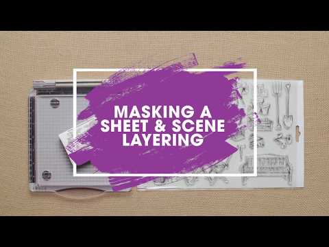 How to Create a Scene with Depth Using Masking Tape | Stamping Tips & Techniques | Create and Craft