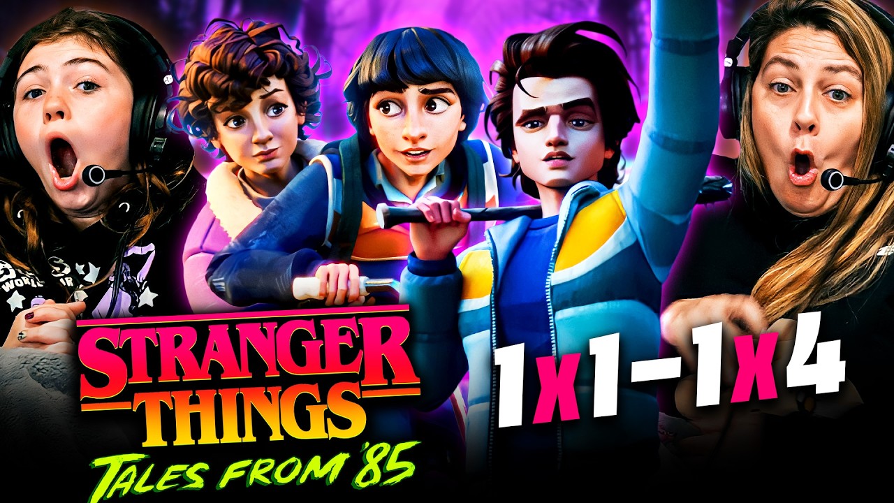 STRANGER THINGS: TALES FROM 85 EPISODES 1, 2, 3, & 4 REACTION: THIS SHOW IS DARKER THAN WE EXPECTED!
