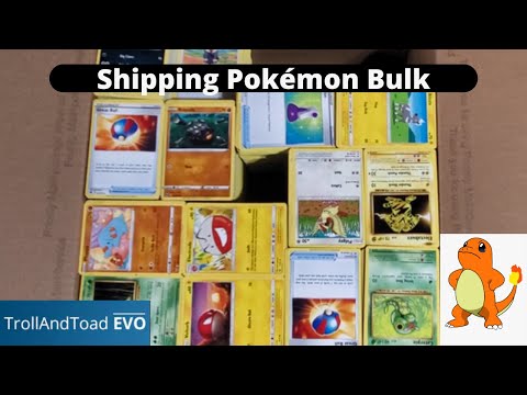 How I Pack and Ship Pokémon Bulk - Troll and Toad EVO Submission. ~7,500 cards in USPS Large FRB