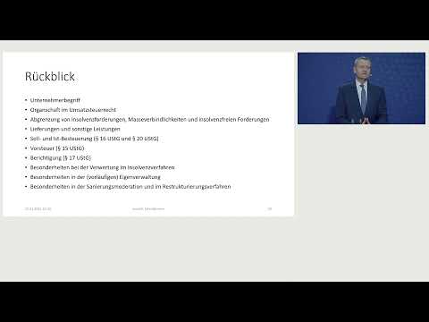 Modul 12 PNR 2 6 Umsatzsteuer in der Insolvenz Version fuer Prof Dr M Schmittmann