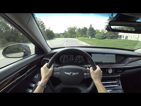 2018 Genesis G90 AWD 3.3T Premium - POV Test Drive (Binaural Audio)