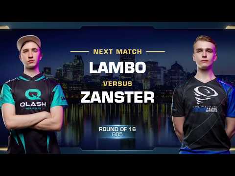 Lambo vs Zanster ZvZ - Round of 16 - WCS Montreal 2018 - StarCraft II