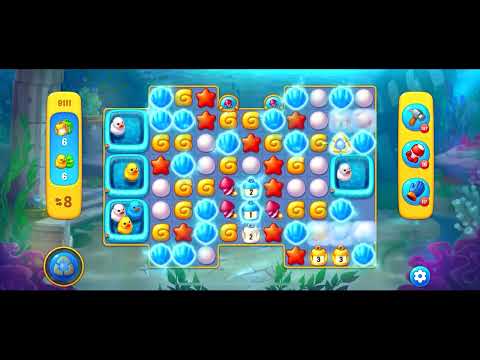 Fishdom level 9111 no boosters フィッシュダム