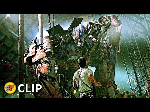 Cade Yeager Meets Optimus Prime Scene | Transformers Age of Extinction (2014) IMAX Movie Clip HD 4K
