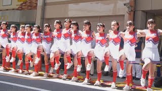 丸亀の夏まつりチアダンスステージ