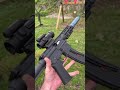 Suppressed AR .22 with subsonics are quiet!