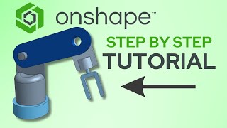 Onshape Robot Arm Tutorial | Layout Sketch to Full Assembly in 20 Minutes!