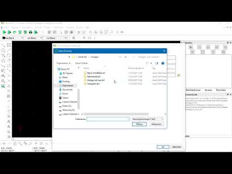 Einstellungen LibreCAD