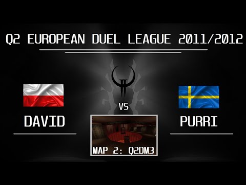 Quake2 EDL #10 Groupstage 2nd match | David vs PURRI - 2nd map q2dm3