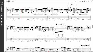 Annihilator - Alison Hell (GUITAR 1 TAB PLAY ALONG)