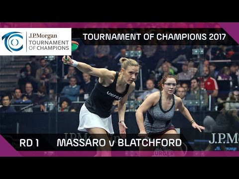 Squash: Massaro v Blatchford - Tournament of Champions 2017 Rd 1 Highlights