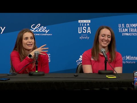 US Women's Olympic Gymnastic Trials press conference [RAW]