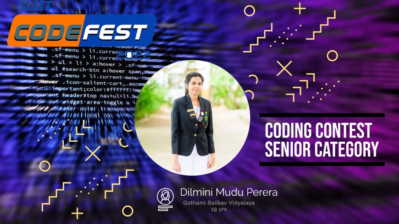 CODEFEST 2022 | Coding Contest Senior Category |