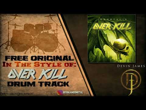 Overkill Styled Free Original Drum Track - 136 BPM (FREE DOWNLOAD)