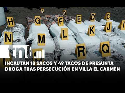 Incautan 499 paquetes de cocaína tras persecución marítima en el Pacífico