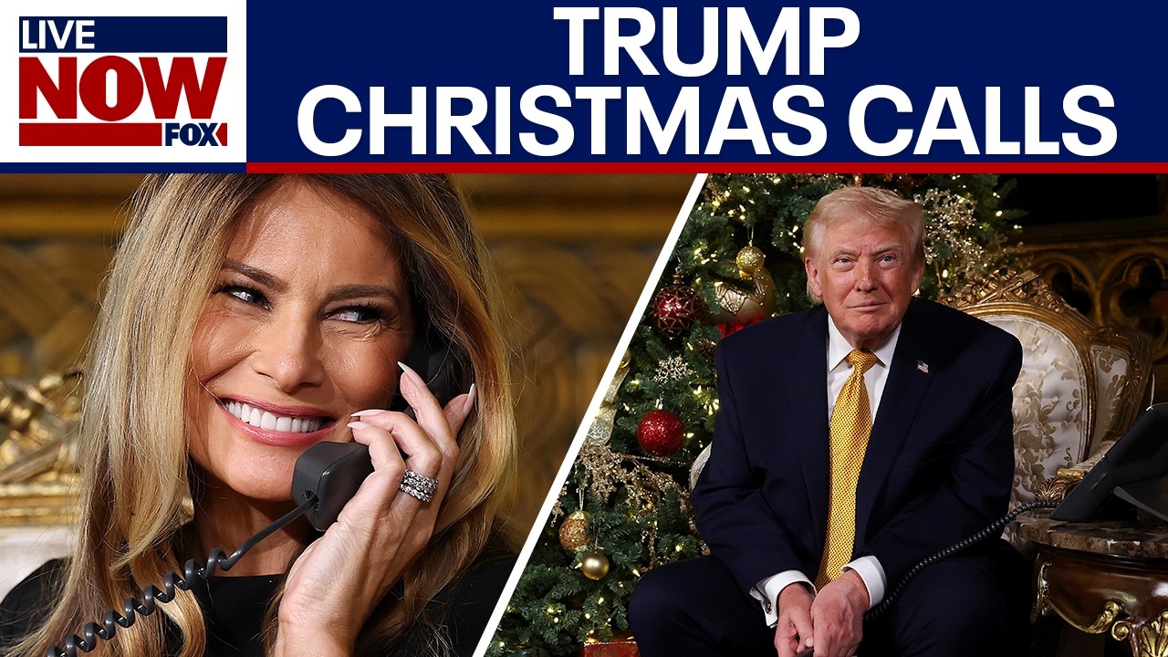 Trump tracks Santa, takes NORAD calls with children